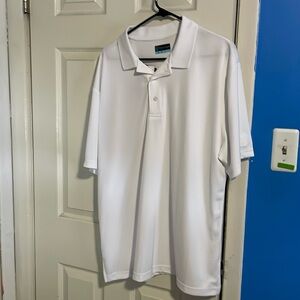 White polo shirt pga tour brand xtra large